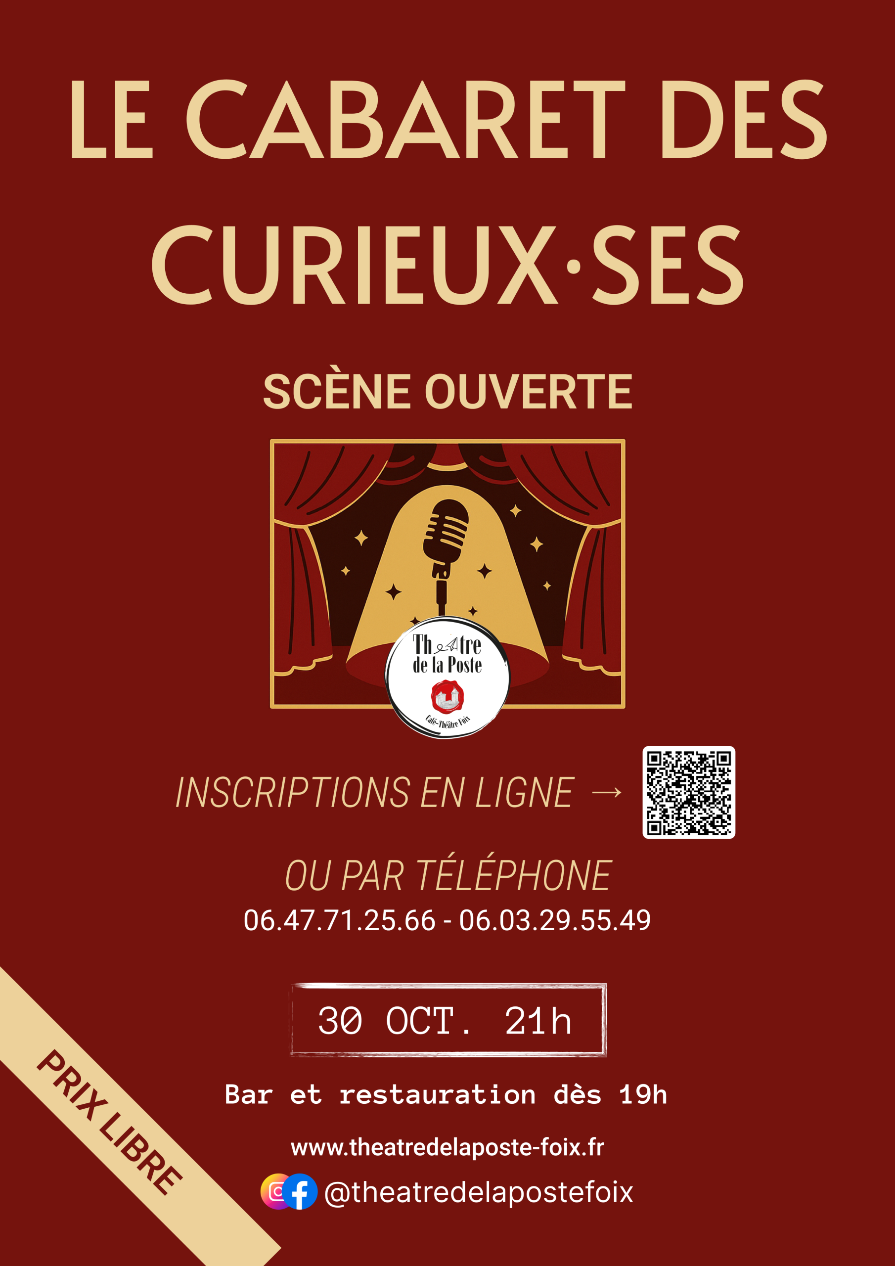 Les Scènes ouvertes du Théâtre de la Poste - Foix