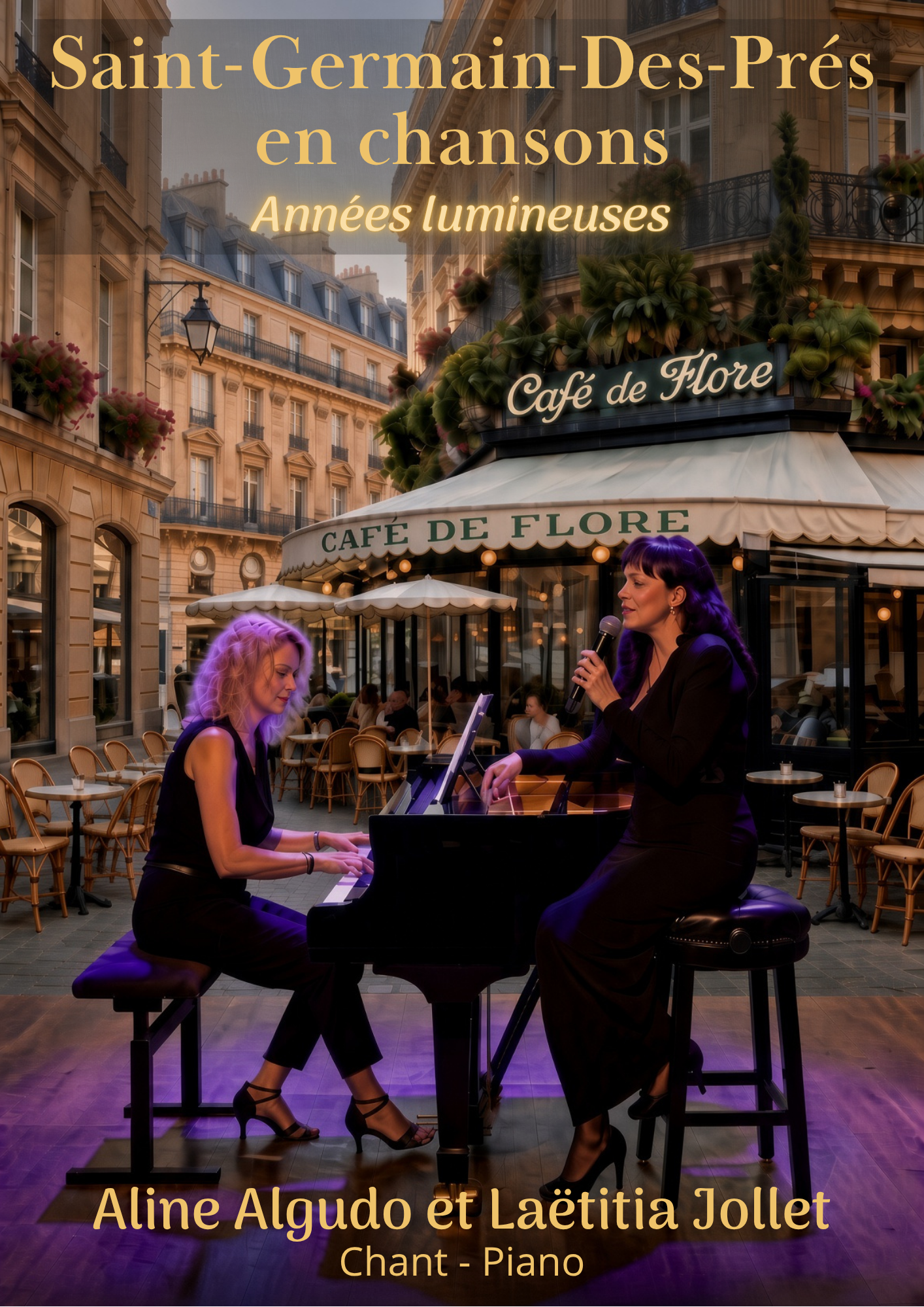 Saint Germain Des Prés en chansons -Aline ALGUDO & Laeticia JOLLET