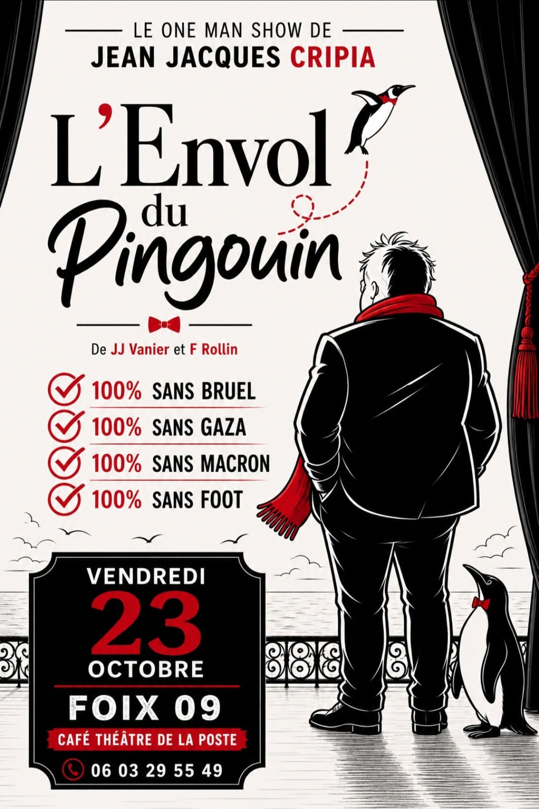Jean Jacques CRIPIA - L'envol du pingouin